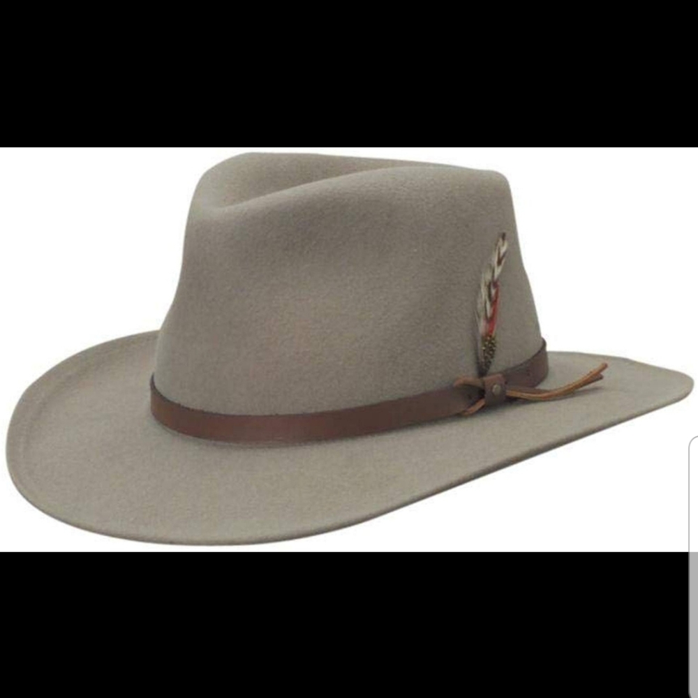 Scala Dorfman Pacific crushable wool outback hat